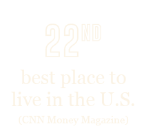 22nd best place to live in the U.S. as stated by CNN Money Magazine